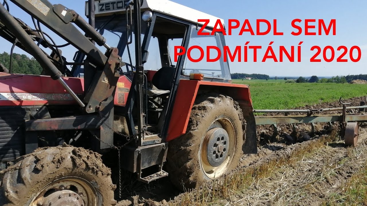 cesta se zetorem #17 Podmítání po směsce ,zetor 8145