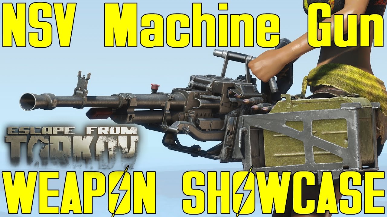 Fallout 4: NSV Machine Gun - Weapon Mod Showcase