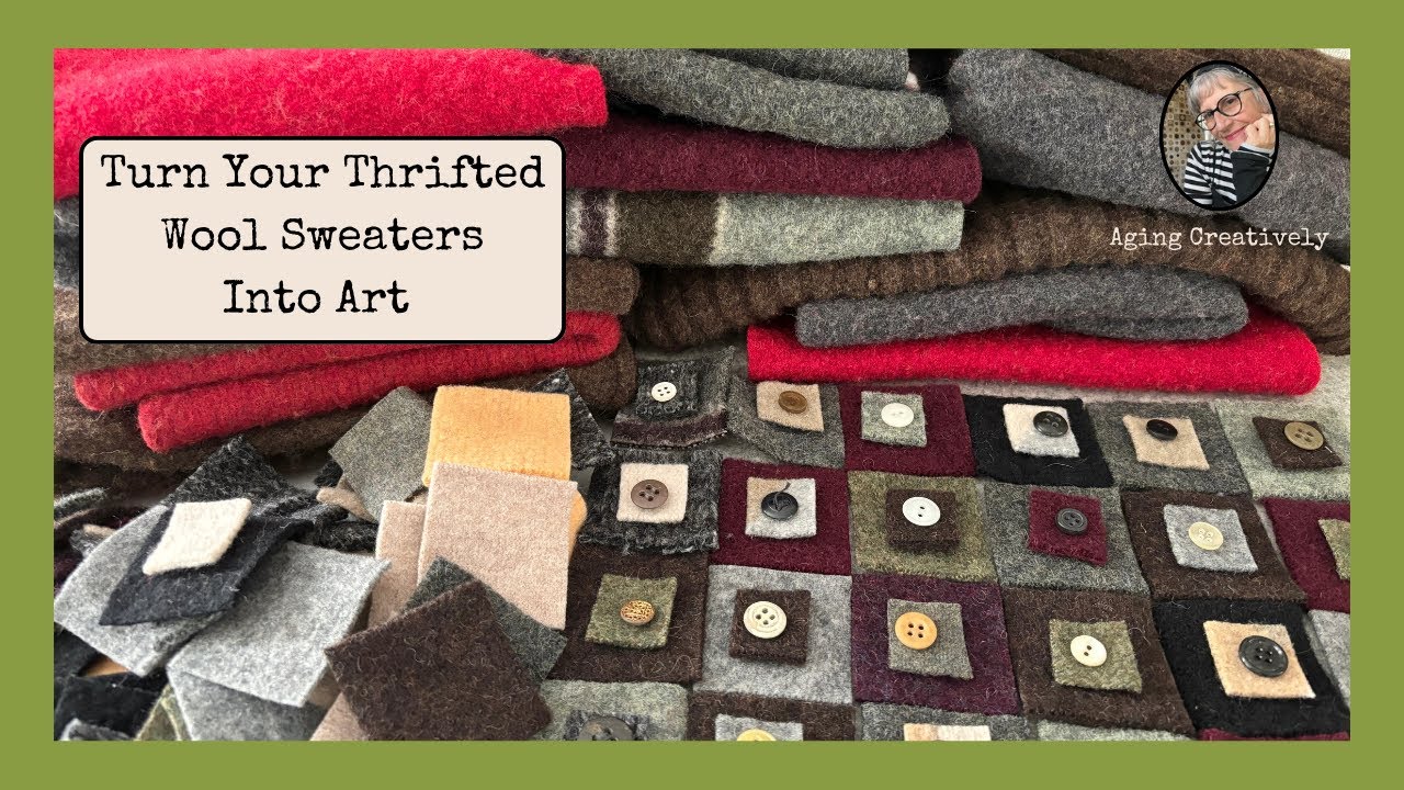 How to Felt and Deconstruct a Thrifted Wool Sweater