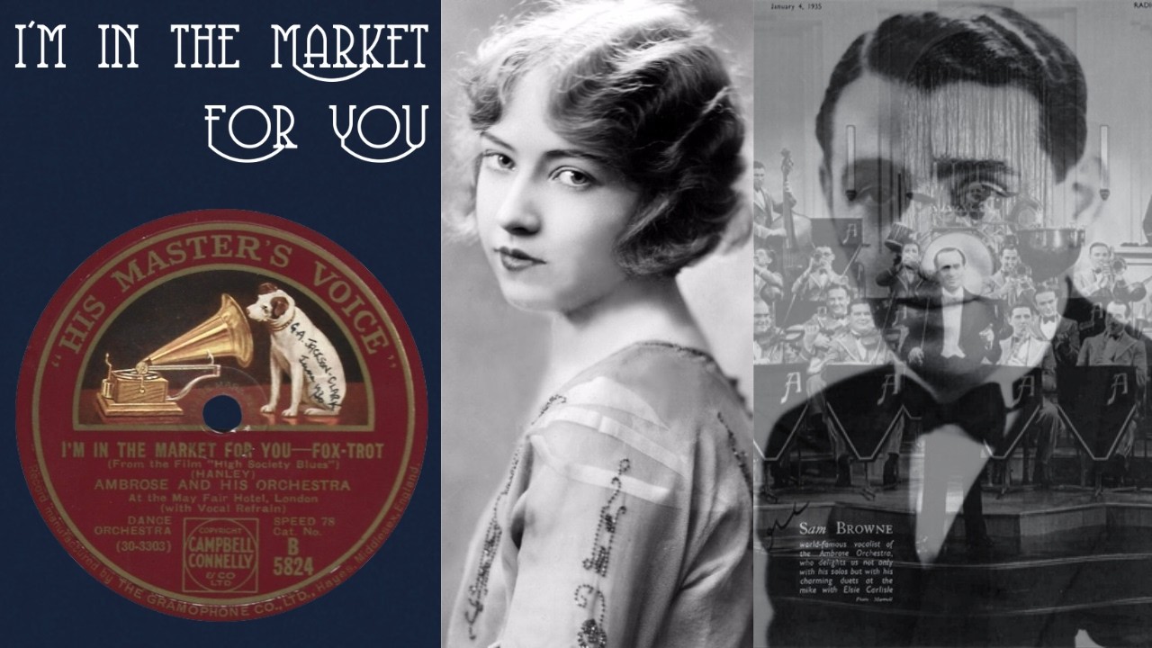 I'm In The Market For You - Ambrose and His Orchestra (1930)