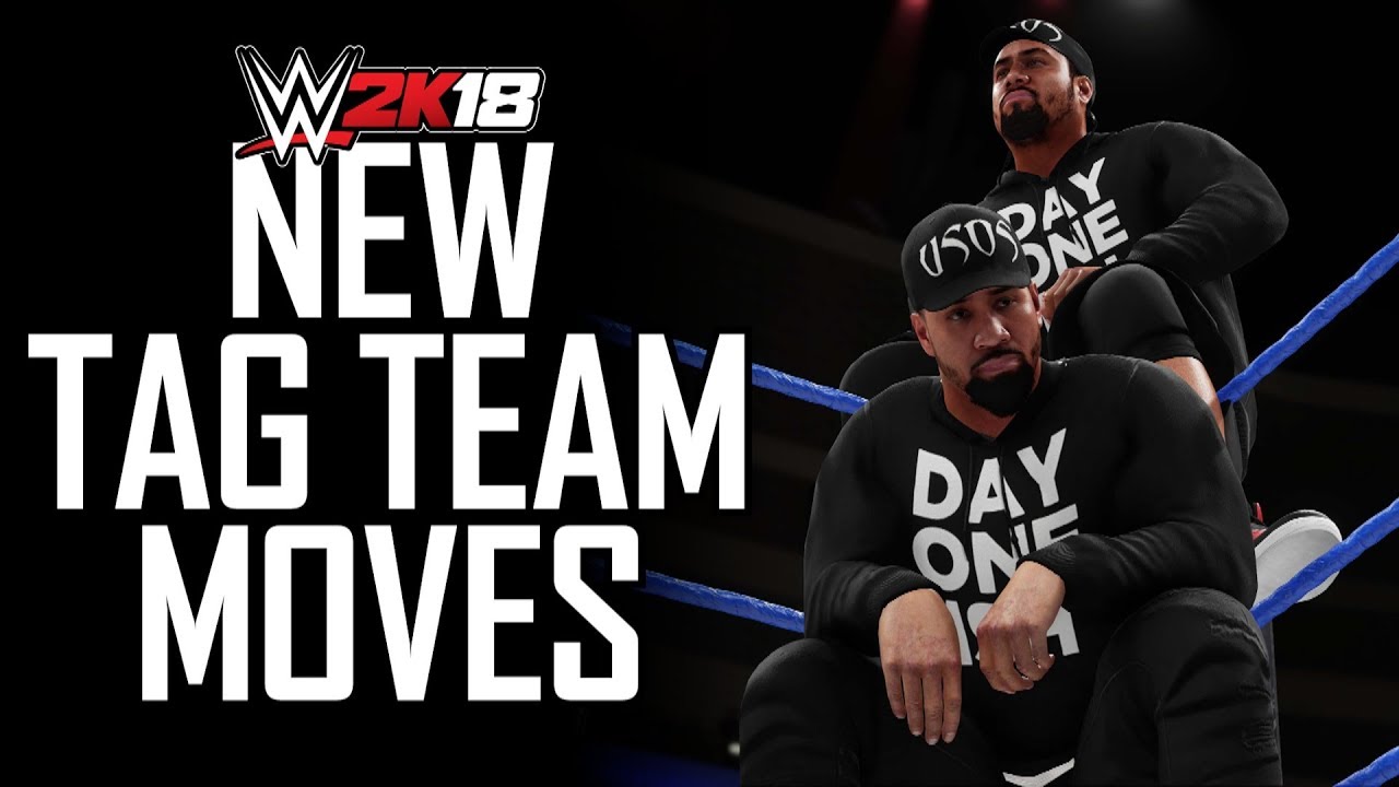 WWE 2K18 - ALL NEW TAG TEAM MOVES! (WWE 2K18 Gameplay)