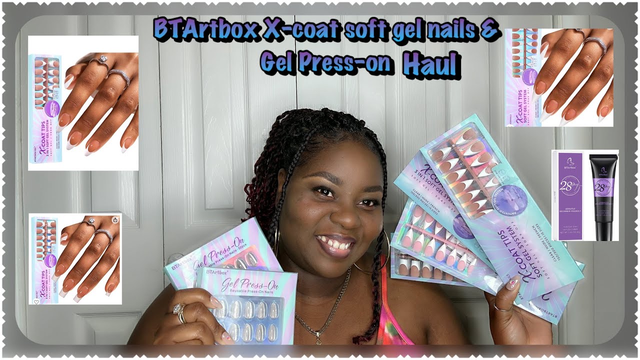 Huge press-on/ Soft Gel Nail Haul ￼| Ft. BTArt X-coat and Cat- Eye Press- on Nail 💅