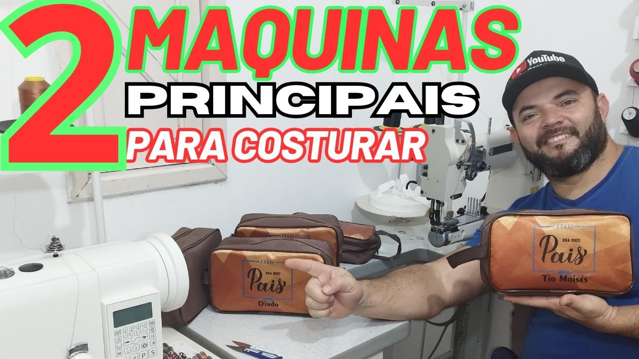 2 MÁQUINAS DE COSTURA QUE SÃO FUNDAMENTAIS PARA FAZER BOLSAS