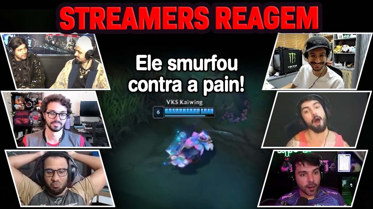 STREAMERS REAGEM a KEYD MASSACROU A PAIN!