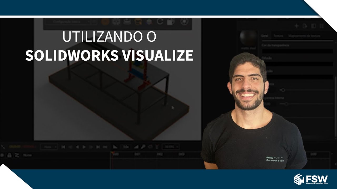 UTILIZANDO O SOLIDWORKS VISUALIZE | SOLIDWORKS | ALLAN ASSAD