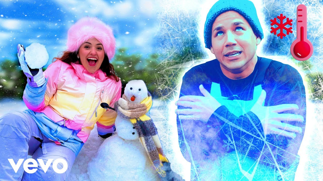 Los Meñiques De La Casa - Hicimos nuestro primer muñeco de nieve | Juegos en las vacaciones