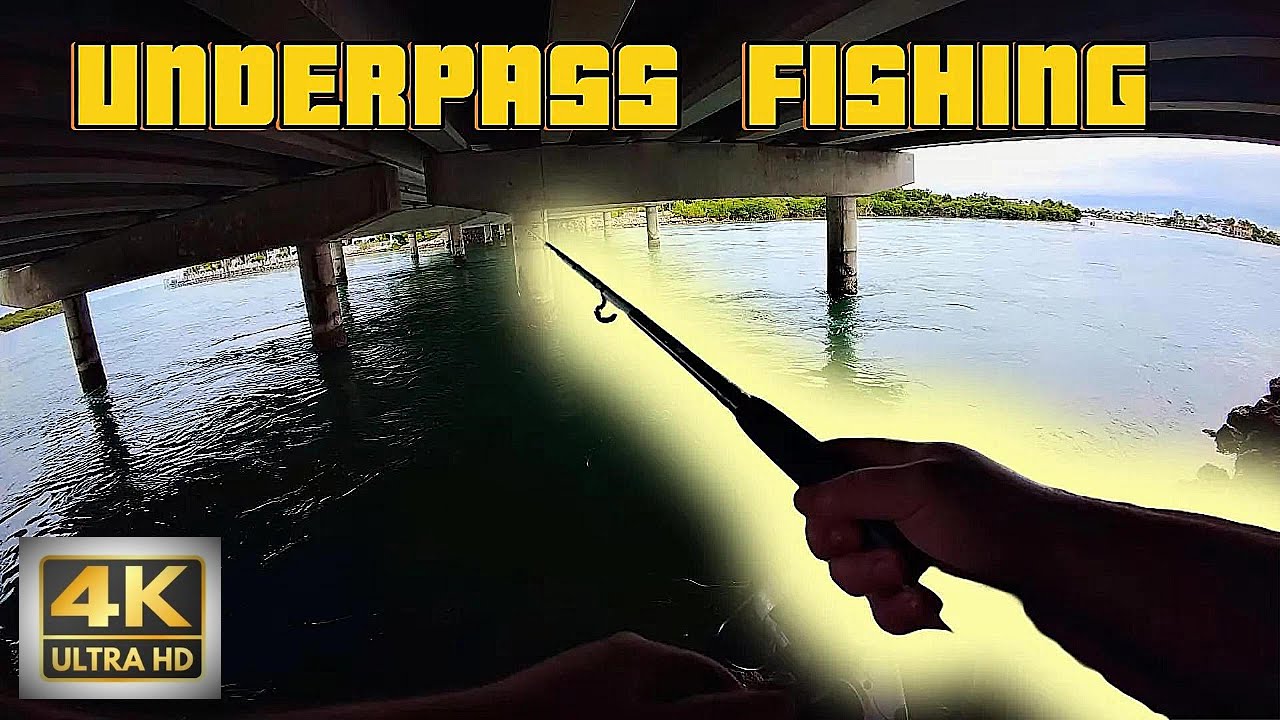 UNDERPASS FISHING AT THE VACA CUT MARATHON FLORIDA | 4K FISHING ADVENTURE