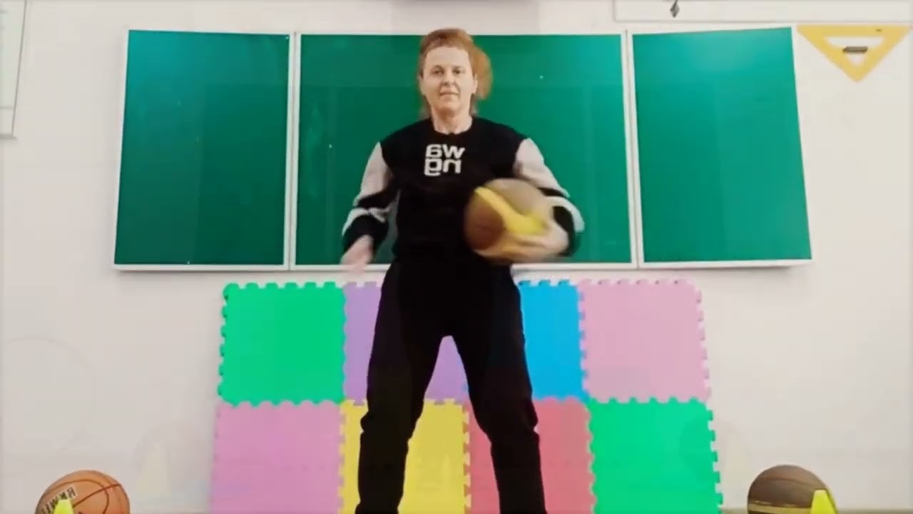 Корфбол.  Підготовчі вправи.