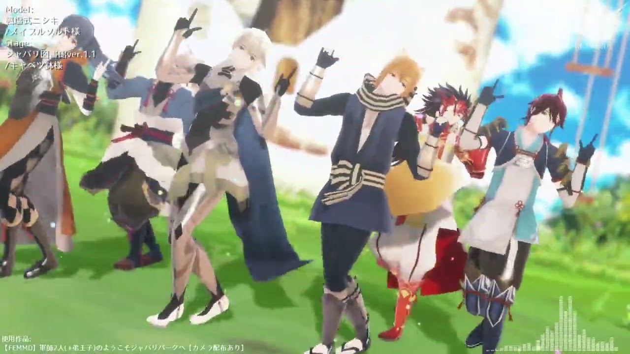 【FEMMD】FEif2周年!12人でDanceでバコーン!【改変モーションカメラ配布】
