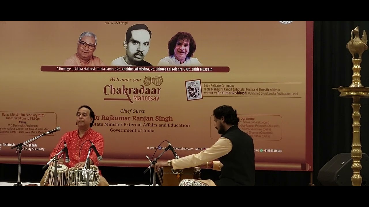 Pandit Sanju Sahai Tabla Solo at IIC, Delhi on 15th Feb,2025.