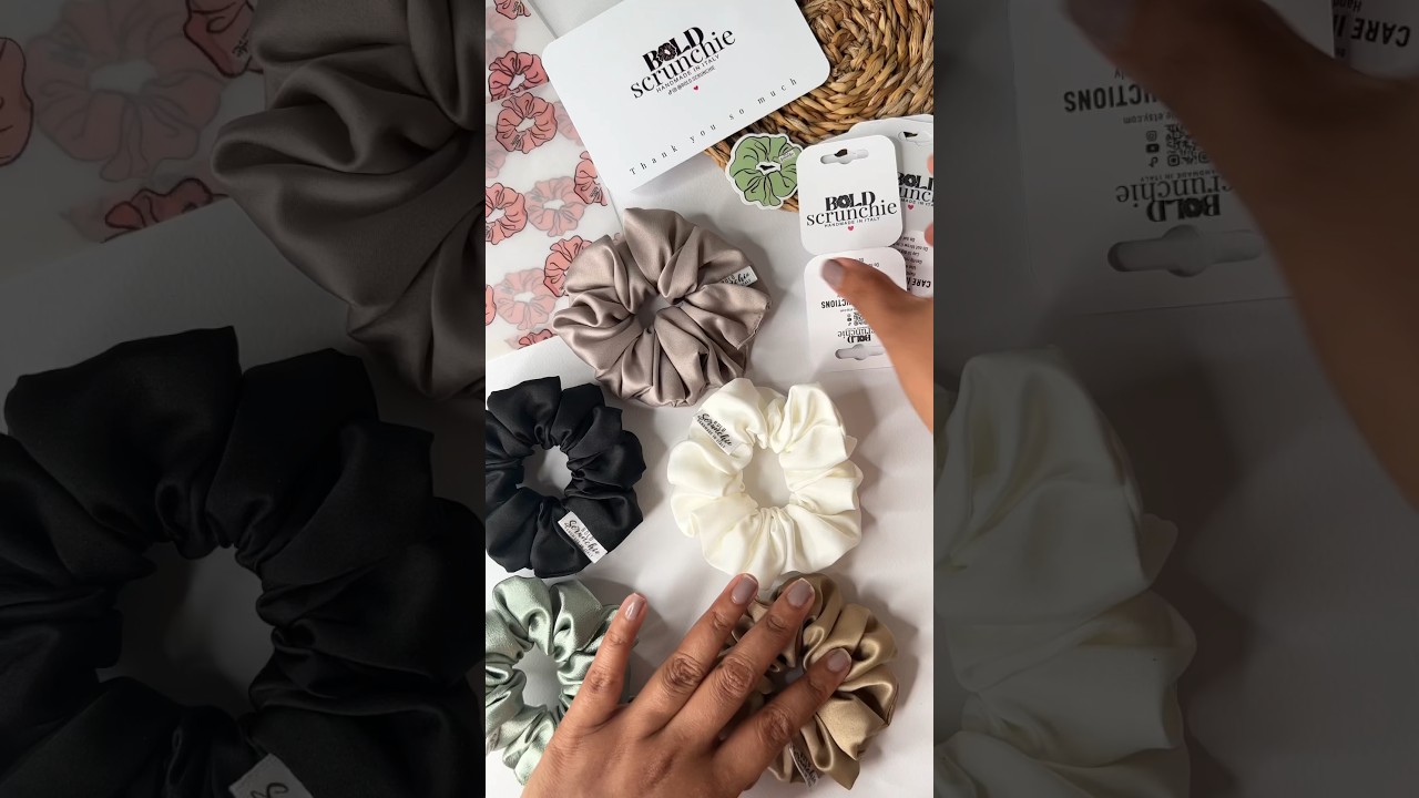 Let's pack a Scrunchie order 😍 small business 