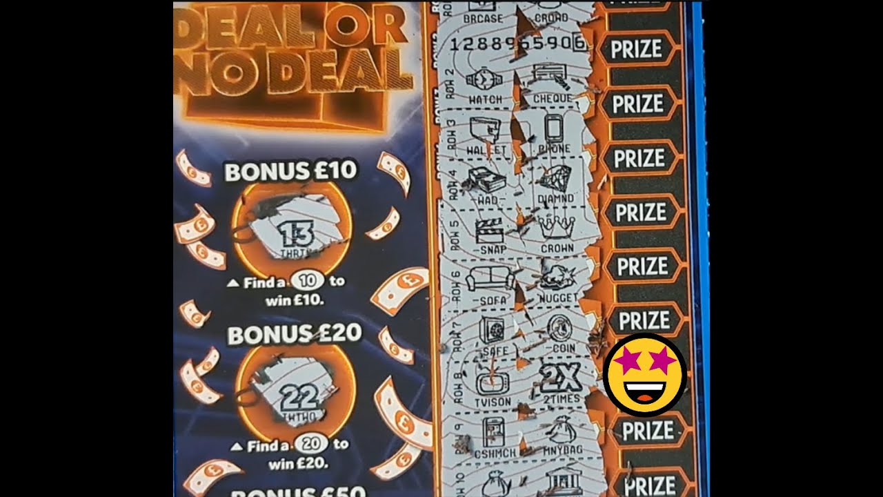 Deal or no deal scratch cards, Found a 2X multiplier