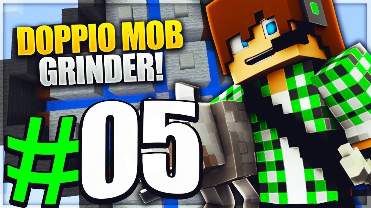 DOPPIO MOB GRINDER - Minecraft Cube Skyblock E5