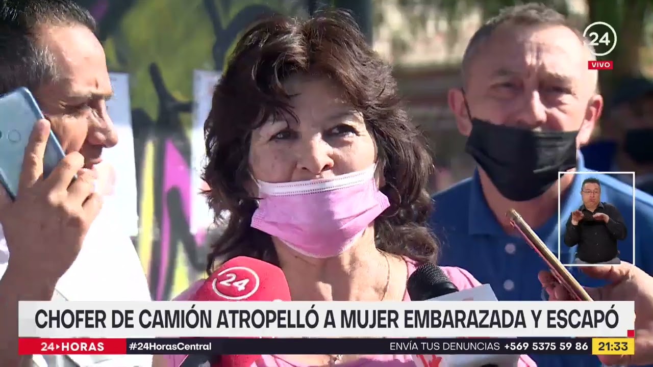 Chofer de cami&oacute;n atropell&oacute; a mujer embarazada y escap&oacute; | 24 Horas TVN Chile