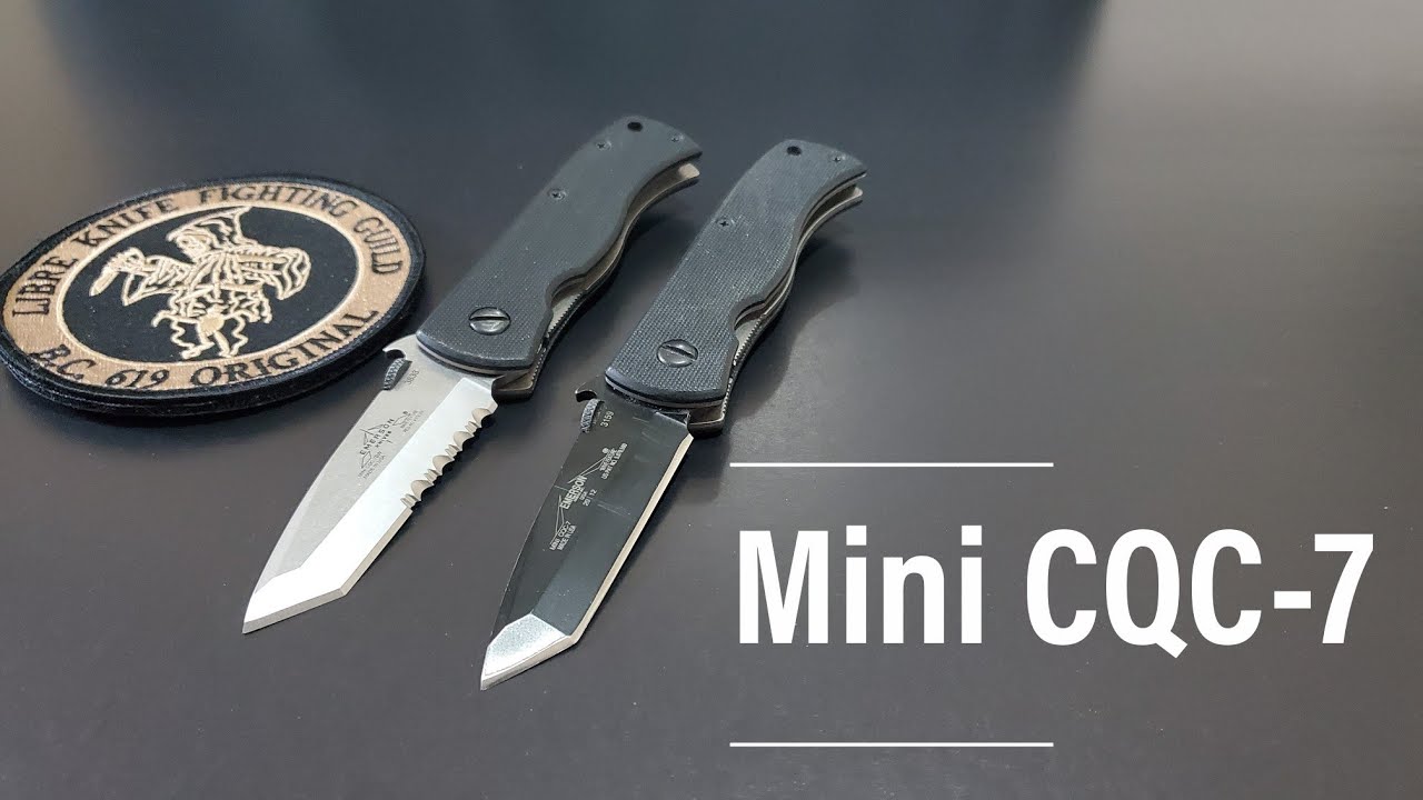 Emerson Knives Collection #64 - Mini CQC-7 (Comparisons with MiniSheepdog, CQC5, Benchmade Tengu)