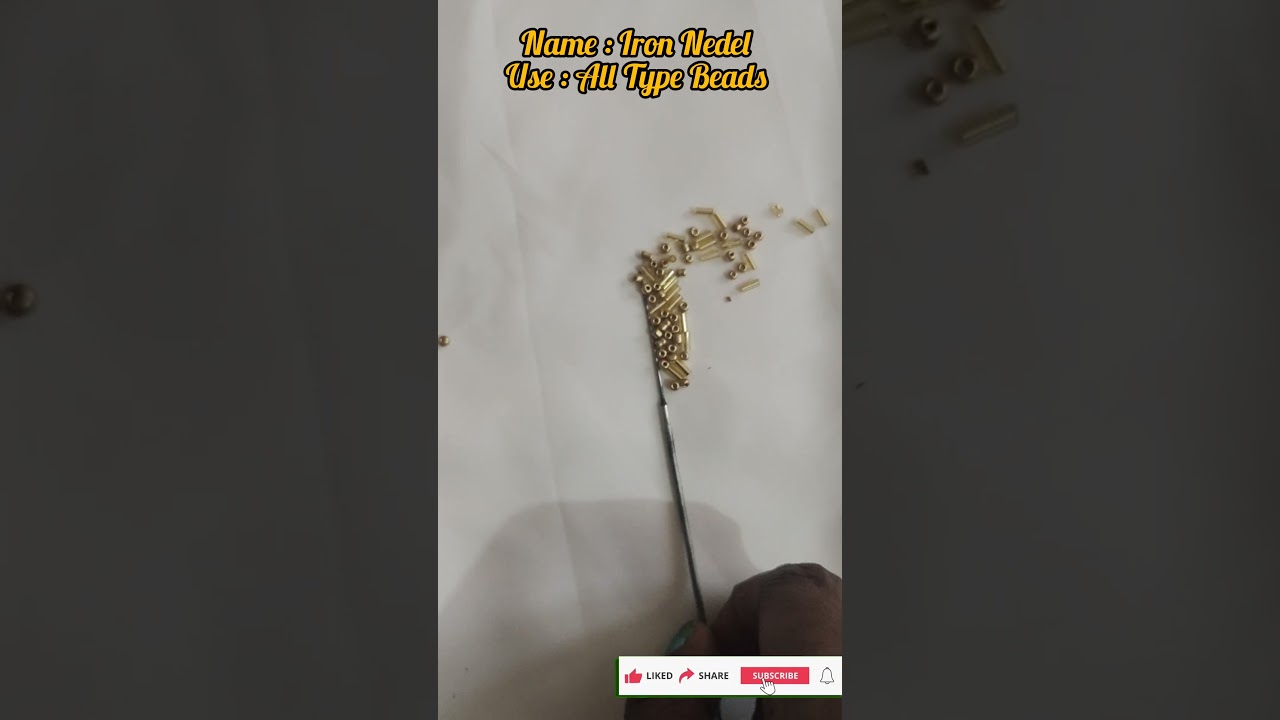 Beads Needle Type 🔥 Beginner ku Easy 