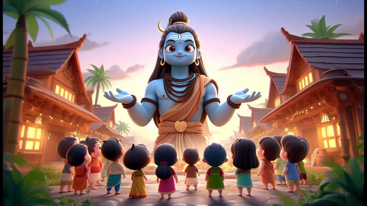 Om Namah Shivaya Mantra Bhajan | ओम नमः शिवाय | Kids Devotional Song | Hindi Bhajan for Kids 2025