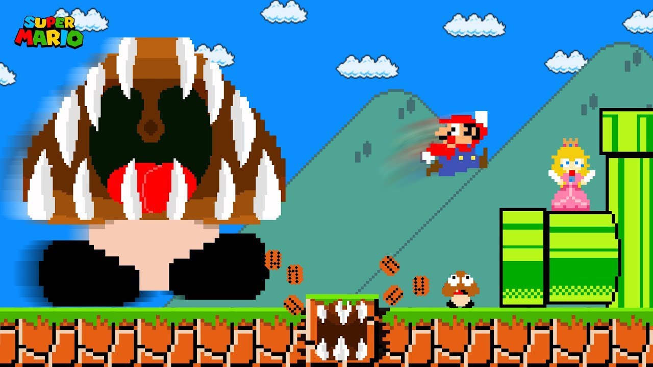 Super Mario Bros. but everything is Longer! | Game Animation | Ks Mario