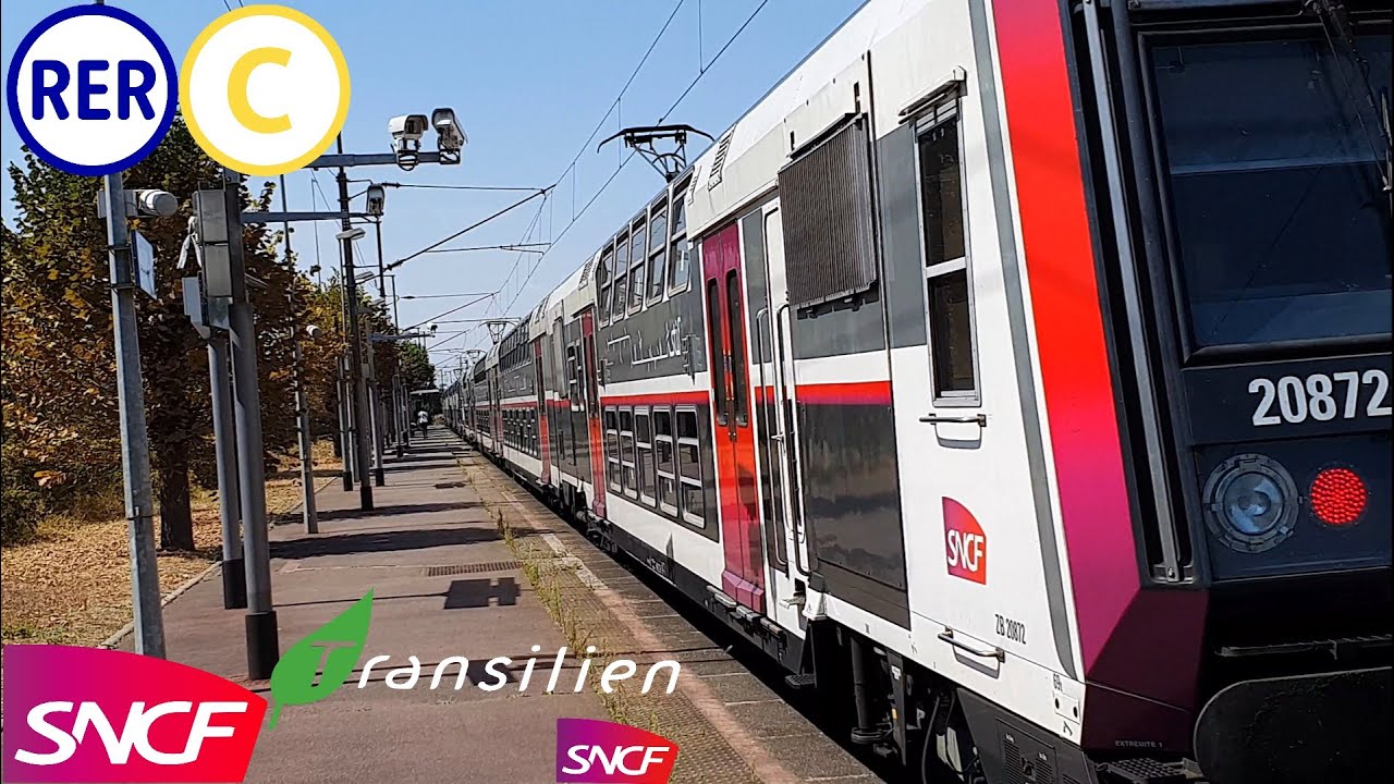 RER C [4K] Du Z20500 Carmillon tr&egrave;s puissant !! &agrave; Montigny - Beauchamp