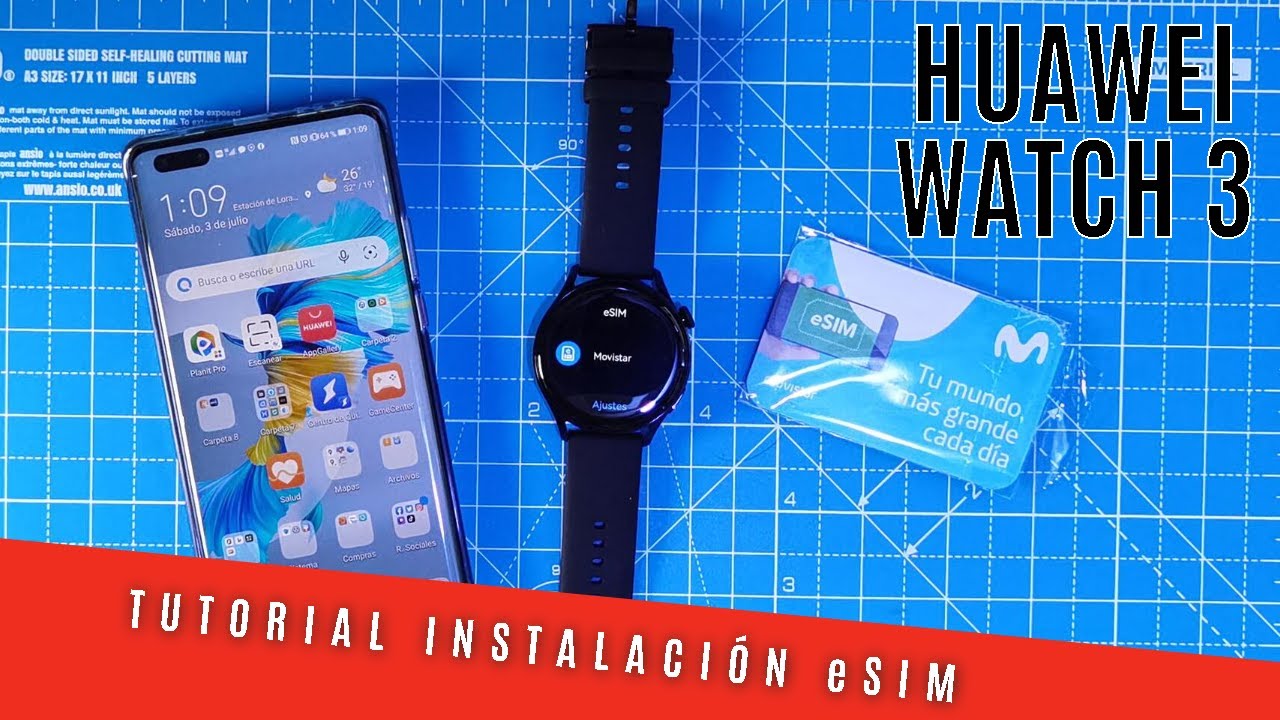 ✅ HUAWEI WATCH 3| TUTORIAL PARA INSTALAR UNA eSIM EN TU RELOJ
