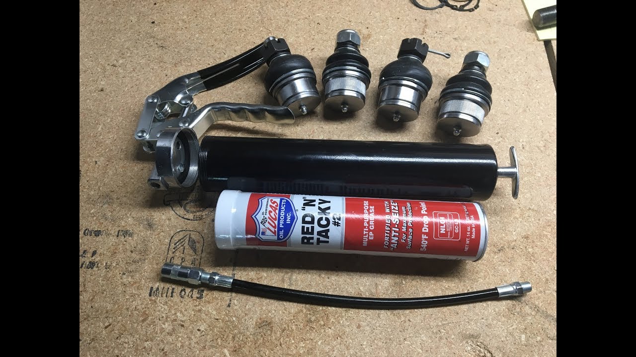 Как собрать и использовать смазочный шприц