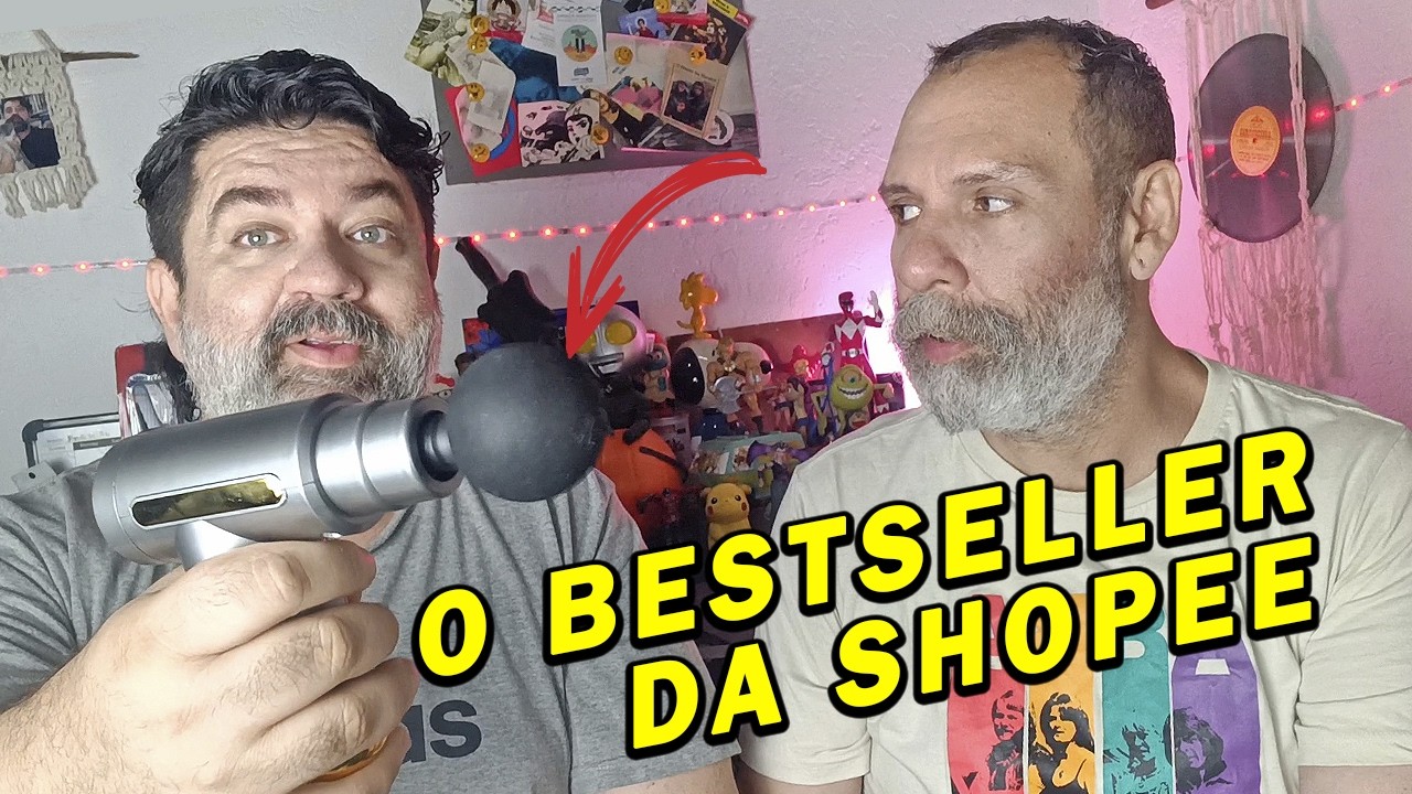 Testamos Massageador Portátil MAIS VENDIDO da Shopee! Vale a Pena?