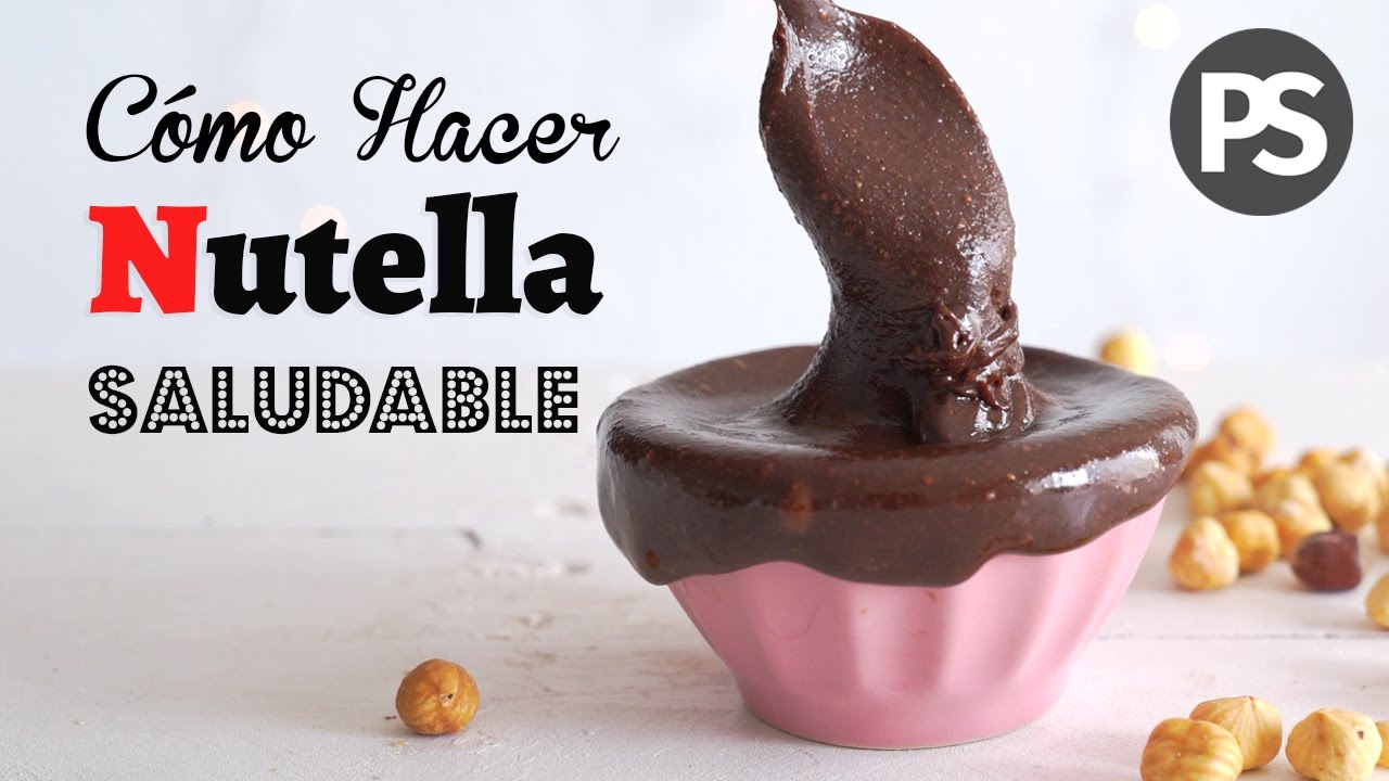 C&Oacute;MO HACER NUTELLA CASERA Y SALUDABLE | F&Aacute;CIL Y R&Aacute;PIDA