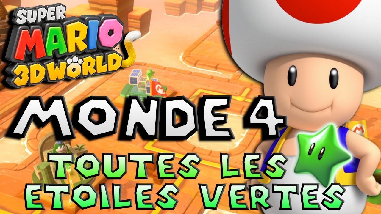 TOUTES LES ÉTOILE VERTE DU MONDE 4 | SUPER MARIO 3D WORLD