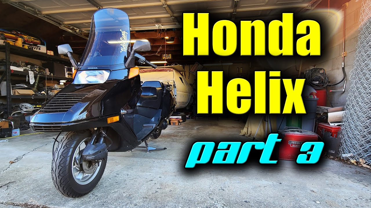 Honda Helix CN250 | Honda Helix Oil Change and Repair - Scooter Restoration Project | Honda Fusion