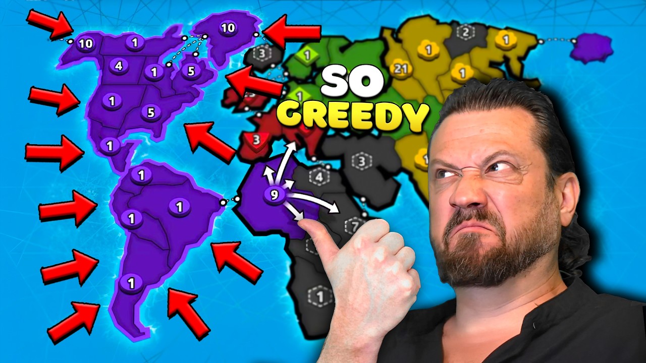 He Tried To Greed For BOTH Americas! Classic Risk