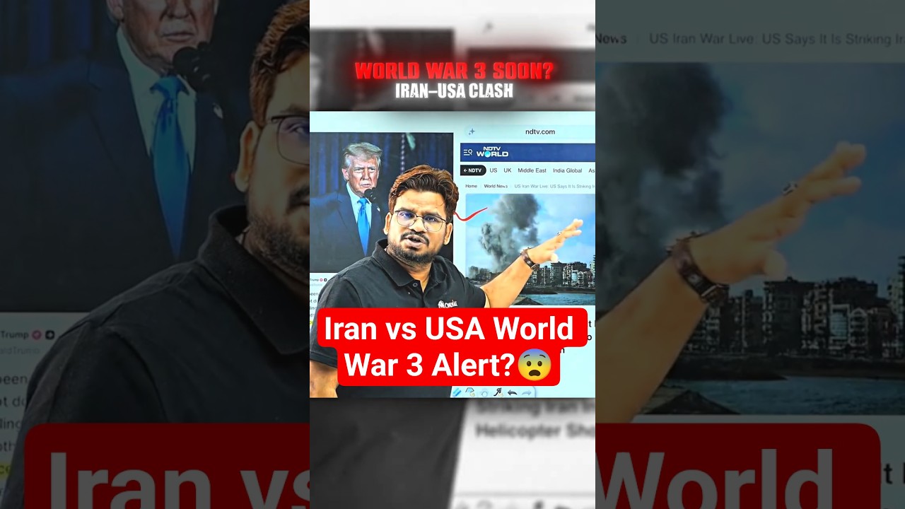 Iran vs USA World War 3 Alert?😨 #physicswallah #upsc #currentaffairs