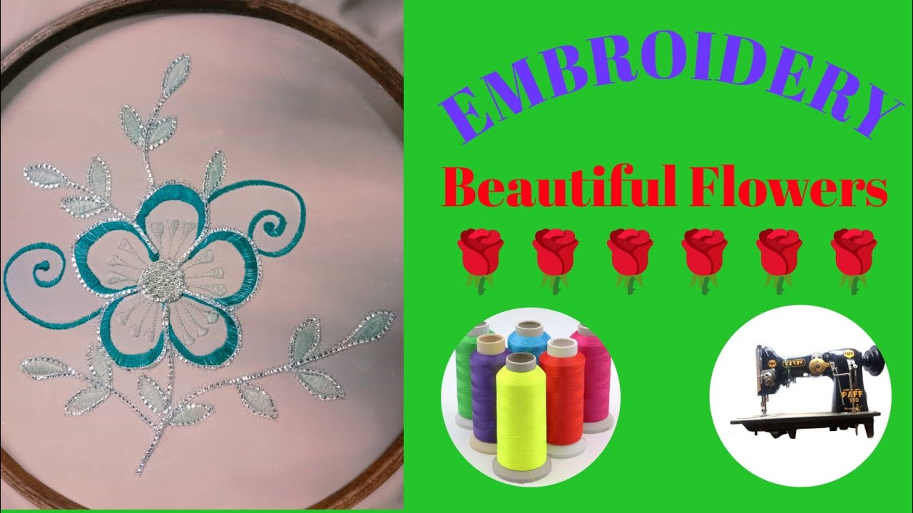 Beautiful Floral Embroidery Design | Hand Embroidery for Beginners
