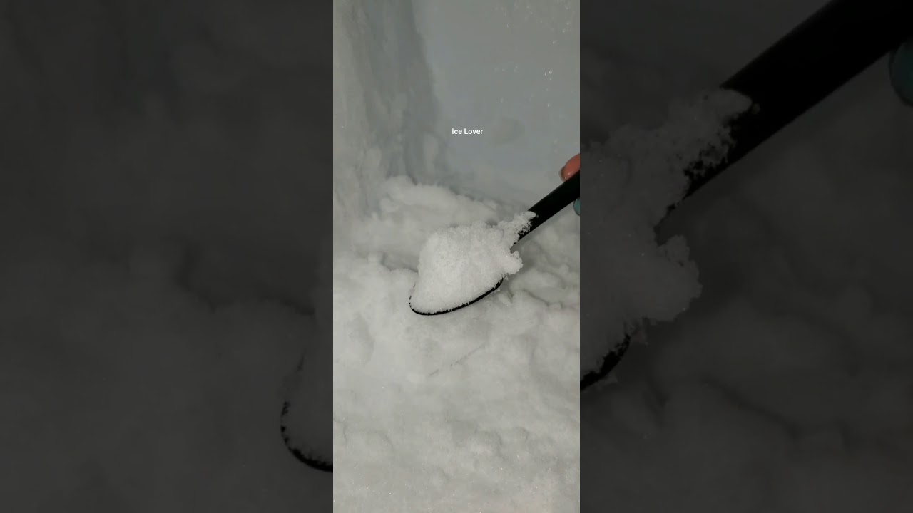 Freezer frost eating and scraping