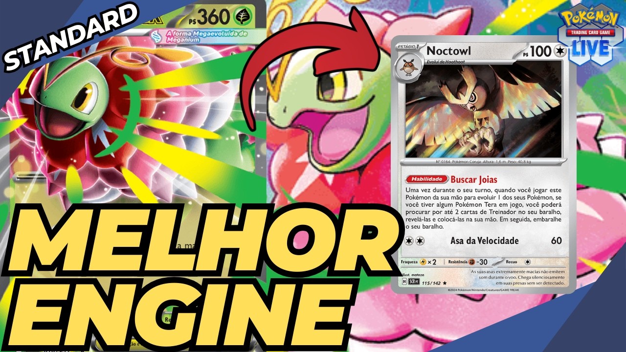 Eu encontrei a MELHOR forma de usar Mega Meganium! | Gameplay Pokémon TCG Live