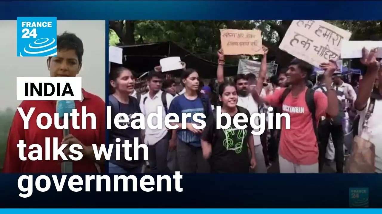 India youth movement agrees to talk but insists protests will continue &bull; FRANCE 24 English
