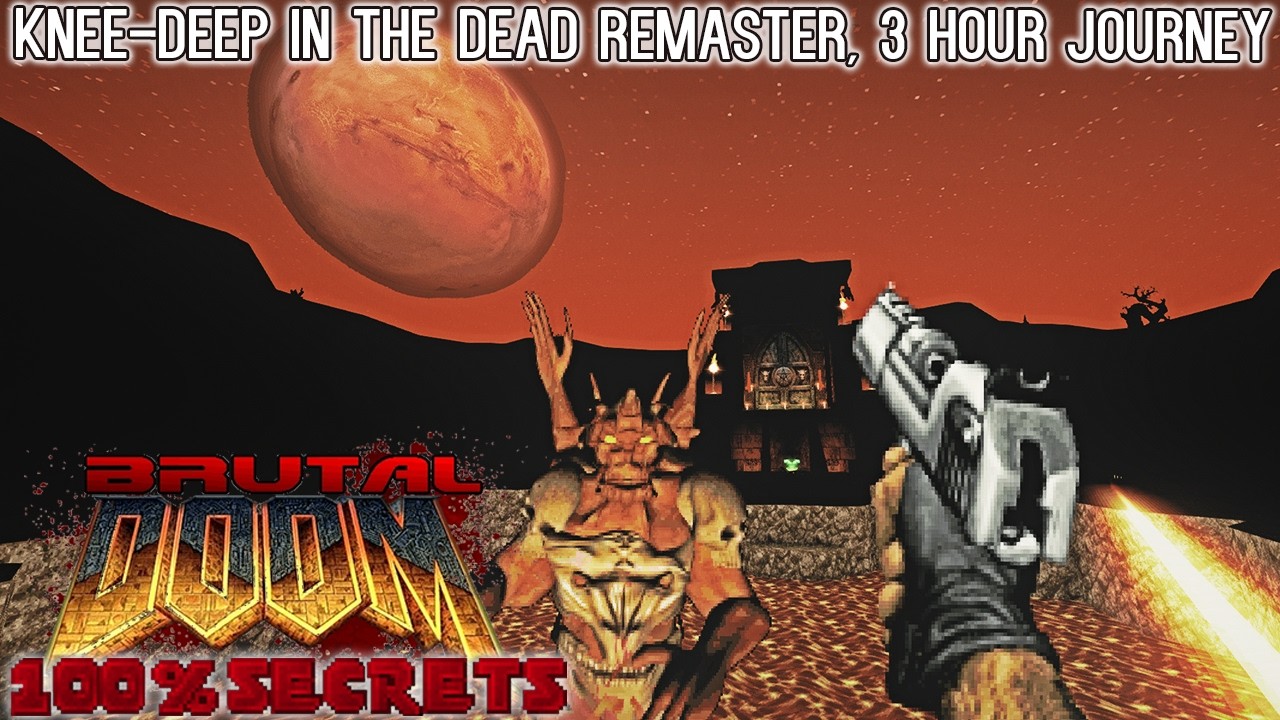 BRUTAL DOOM v22 - Knee-Deep In ZDoom [100% SECRETS]
