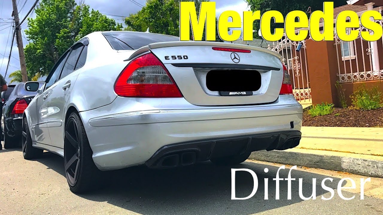 Mercedes Carbon Fiber Diffuser Install | AMG Exhaust Setup