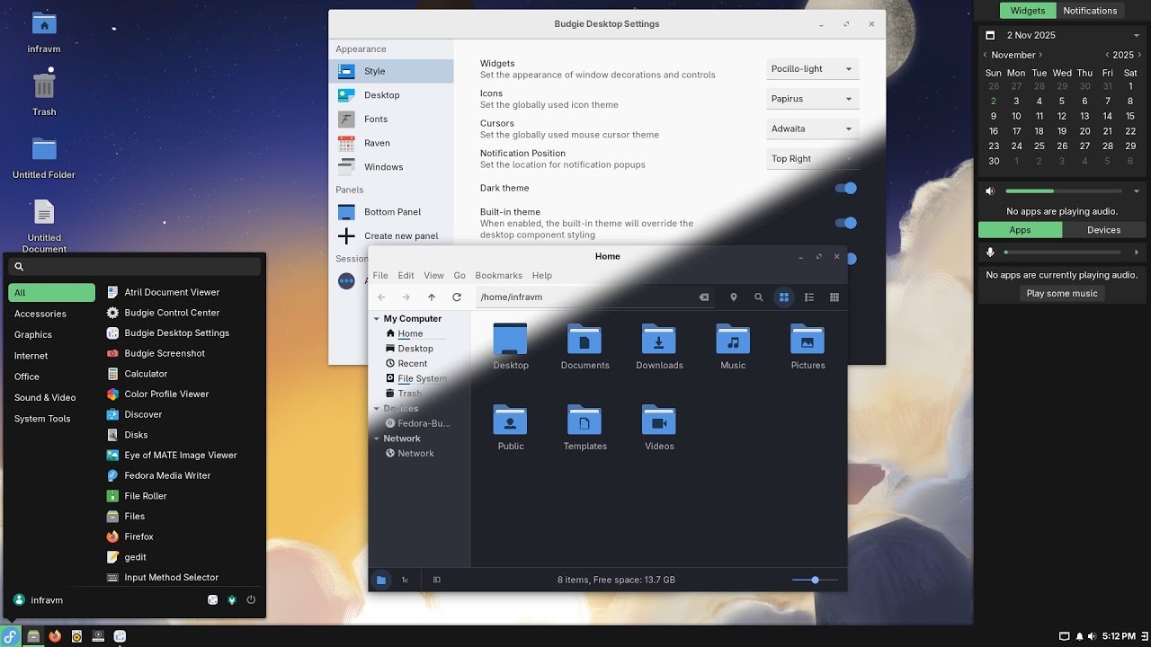 Budgie Desktop Showcase
