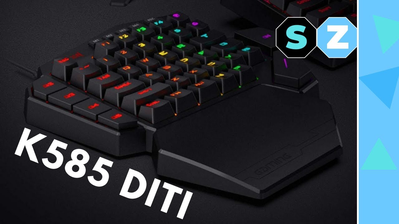 Redragon K585 DITI One-Handed RGB Mechanical Gaming Keyboard.(link in description)
