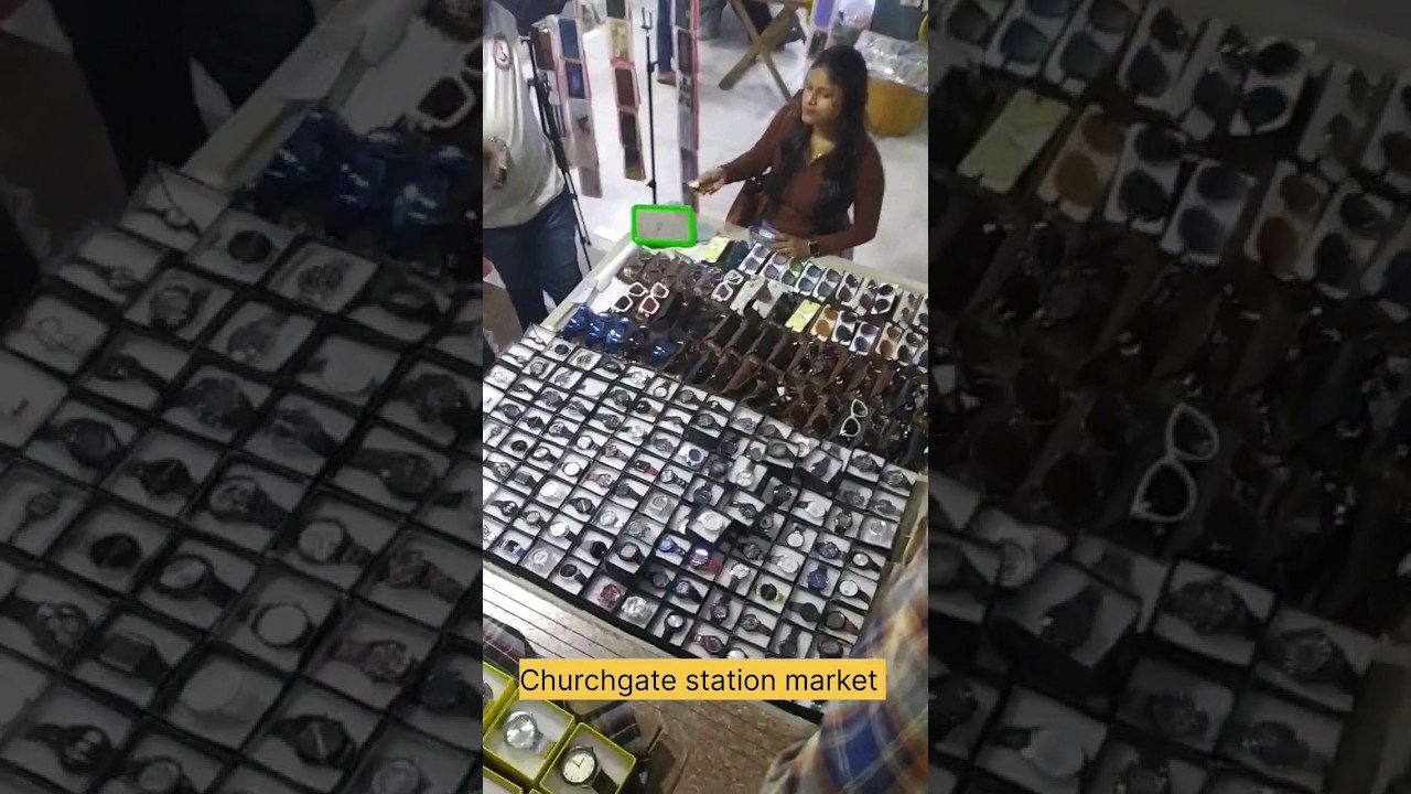 Watch in just 150 , 200 !! Churchgate station market Mumbai #watch #streetmarket #mumbai