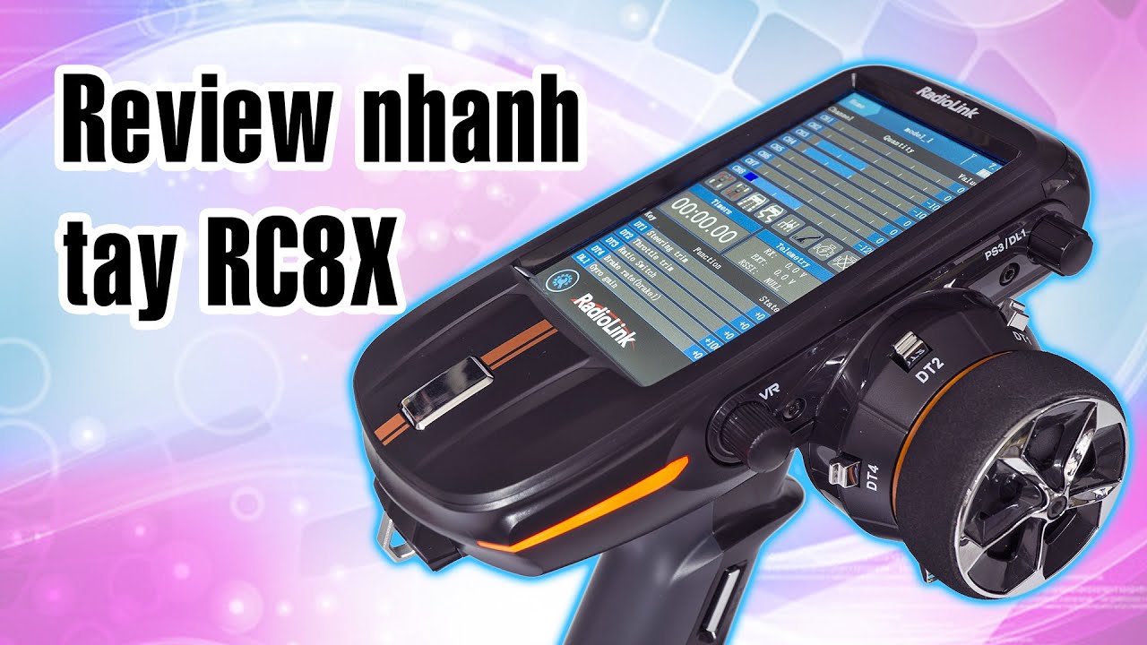 Review cảm nhận kỹ về tay remote RC Radiolink RC8X cao cấp