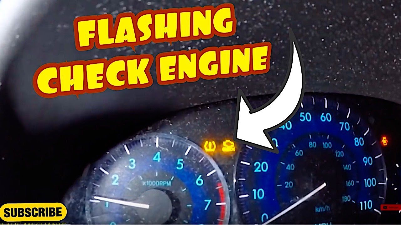 Toyota Sienna flashing check engine light Cylinder misfire P0301 P0302 P0303 P0304 P0305 P0306