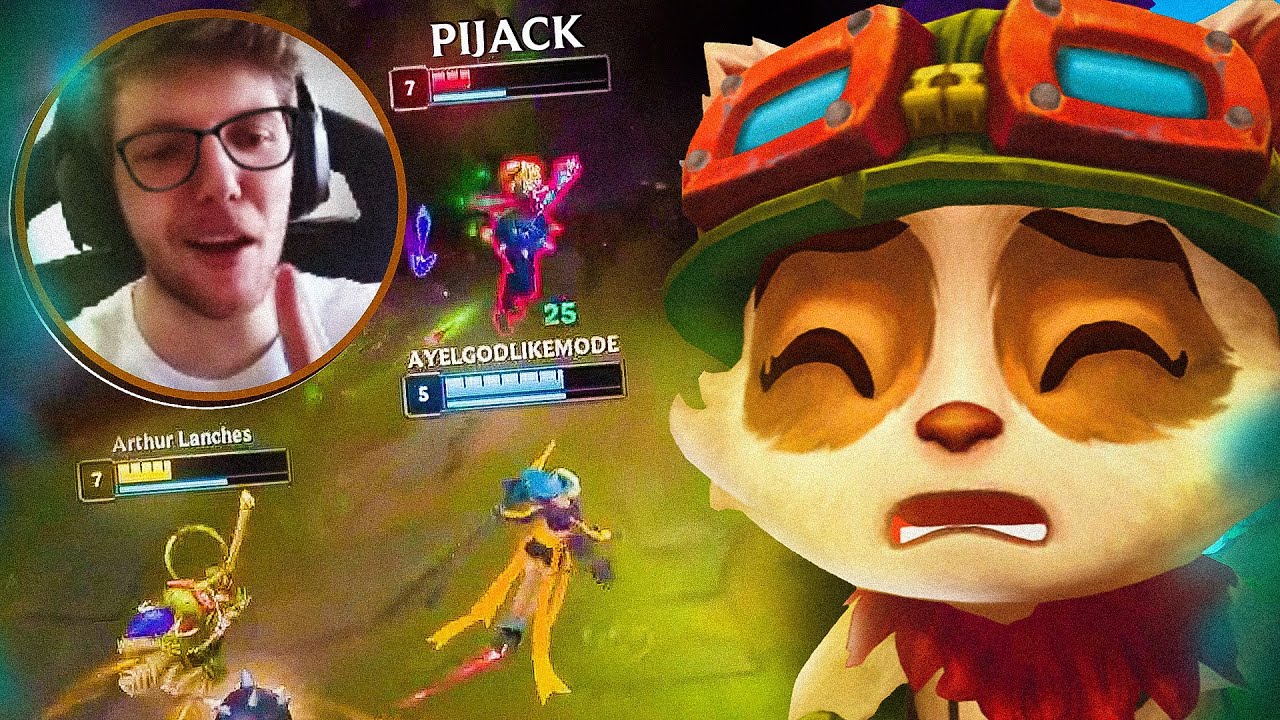 PIJACK JÁ NÃO AGUENTA MAIS PERDER PRO MEU TEEMO 😂