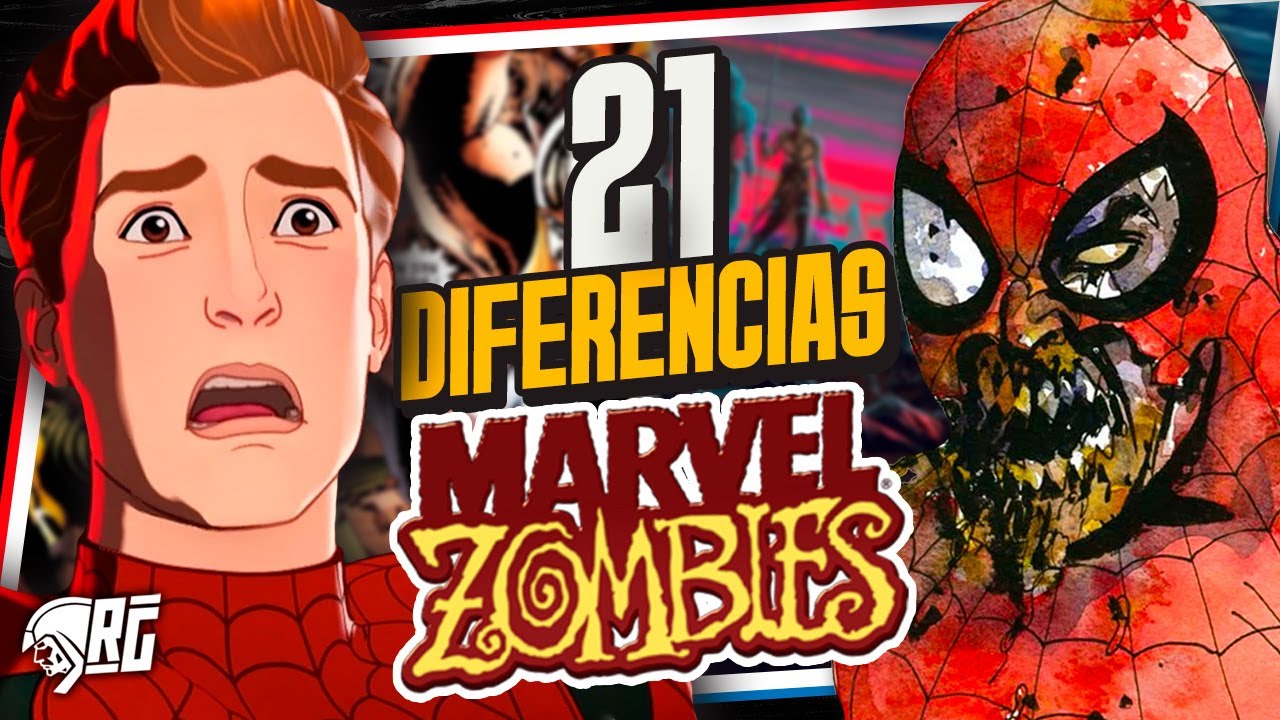 21 DIFERENCIAS Entre SERIE y C&Oacute;MIC de MARVEL ZOMBIES | Spideremilio