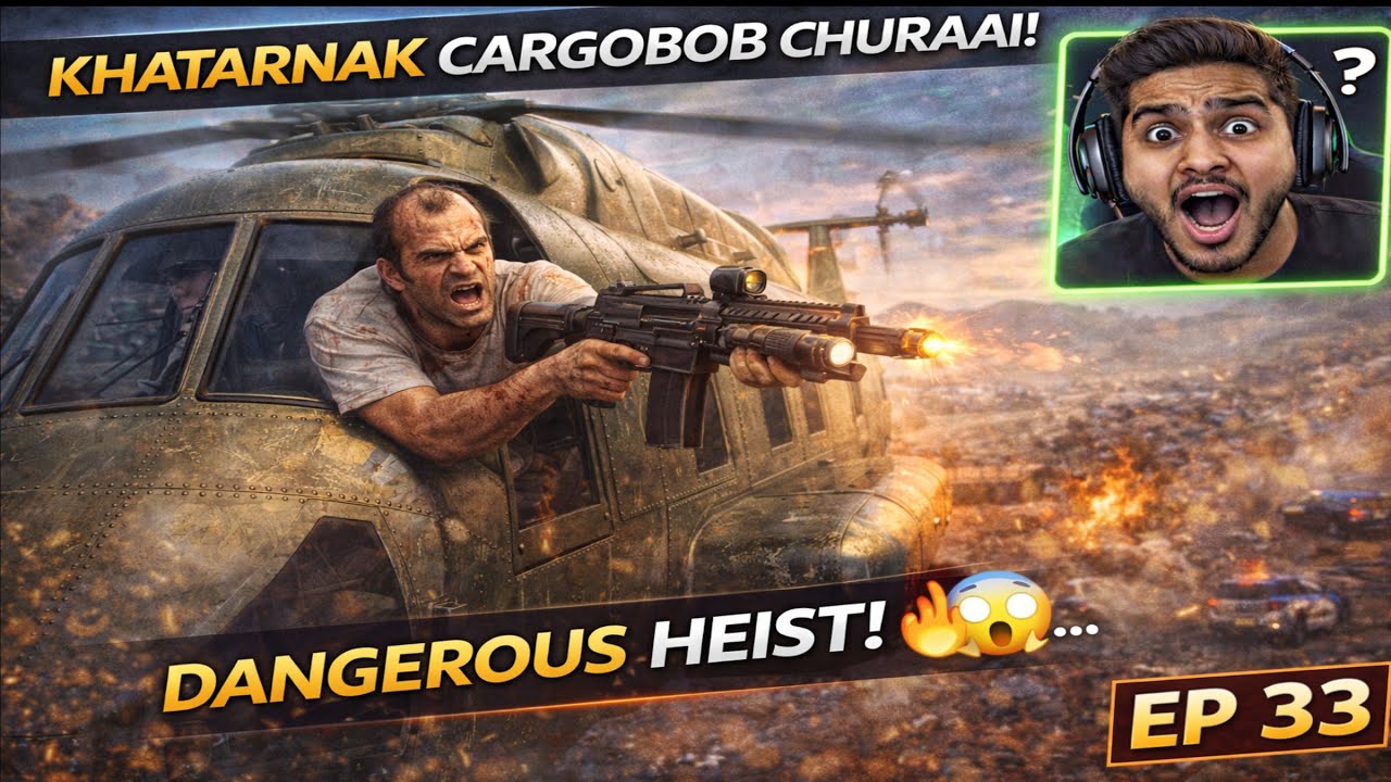 GTA 5 Hindi Gameplay EP 33 | Trevor ne Churaya KHATARNAK CARGOBOB 😱 Dangerous | Aashish Gaming 