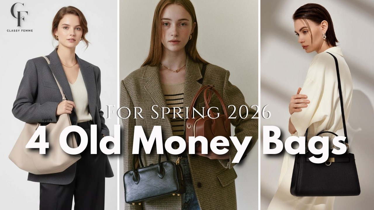 4 Old Money Bags Trending In Spring 2026! How To Buy Classy Bags