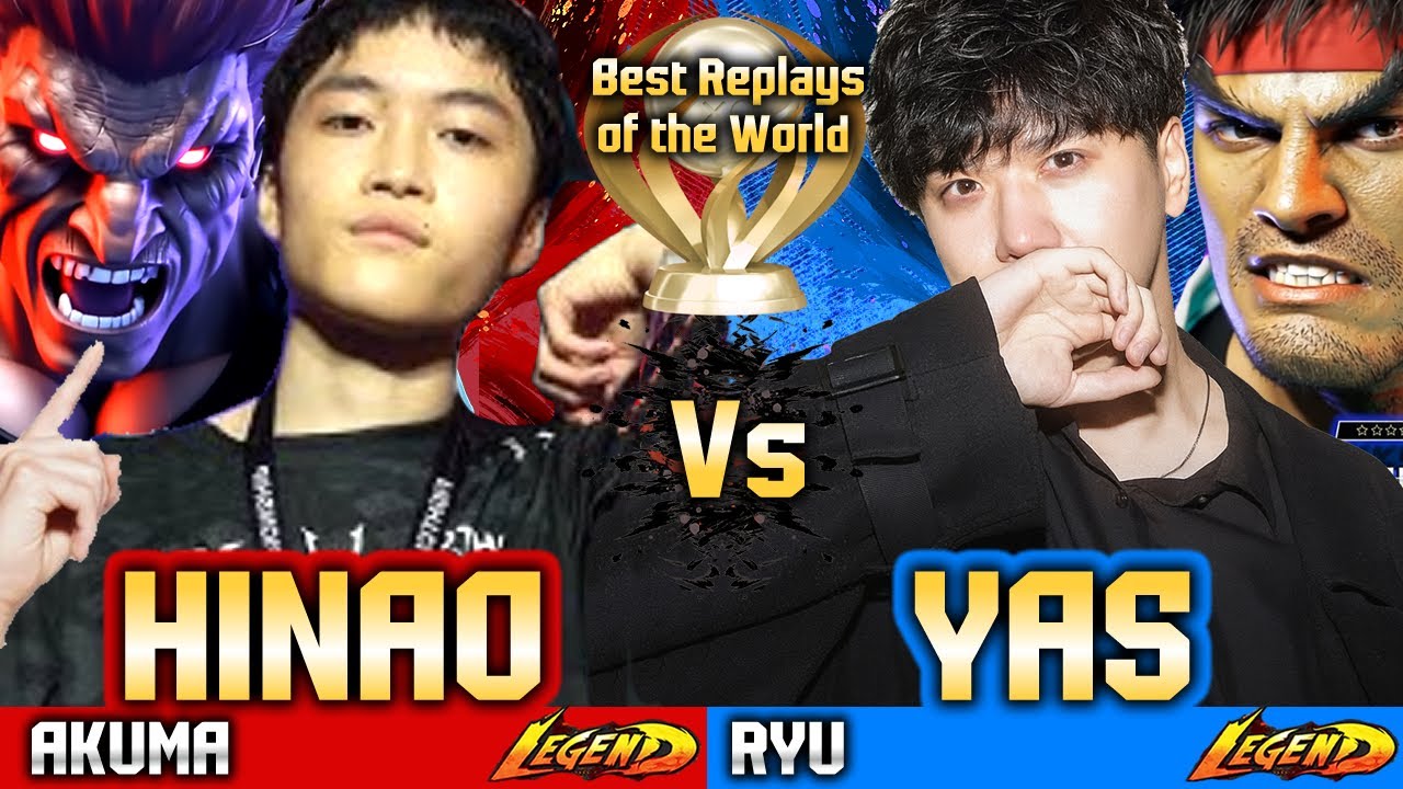 🔥SF6 Ryu (.YAS. vs HINAO)🔥Akuma ▰ Street Fighter 6 Gameplay High Level