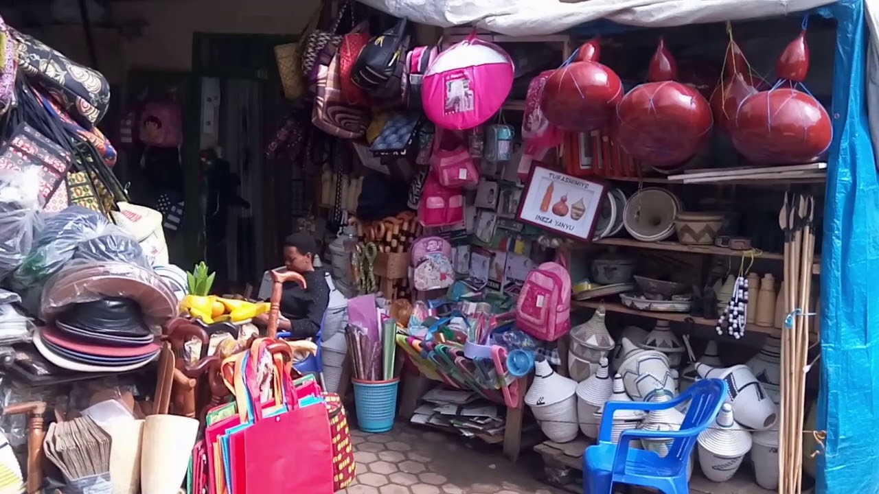Traditional &modern shopping at Nyarugenge market