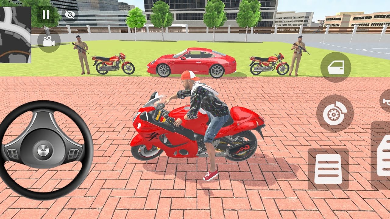 🎮 Franklin order by 1⃣ super car 🚘 and 2⃣ Honda bike 💥 in Indian 🇮🇳 bike Theft Auto simulator 🎮
