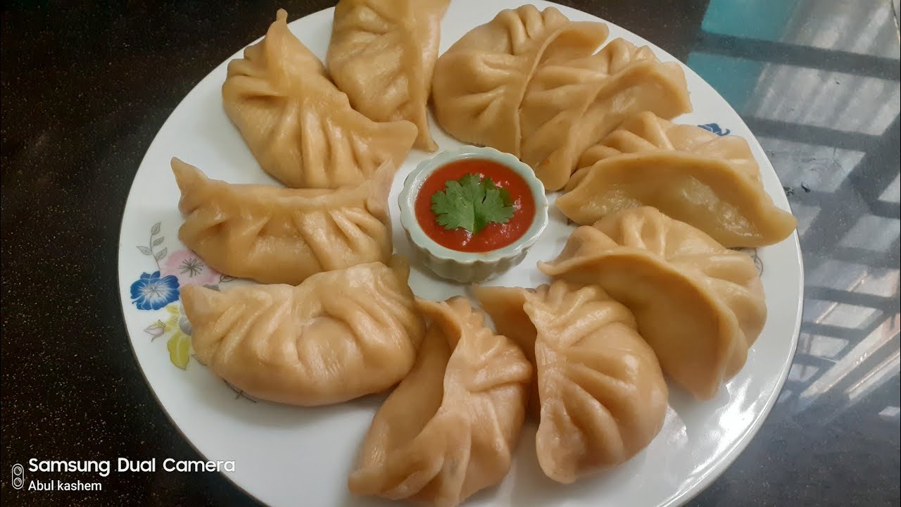 চিকেন মোমো রেসিপি।